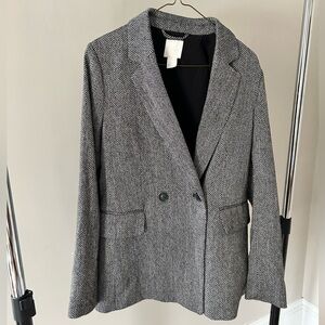 Black and White Blazer